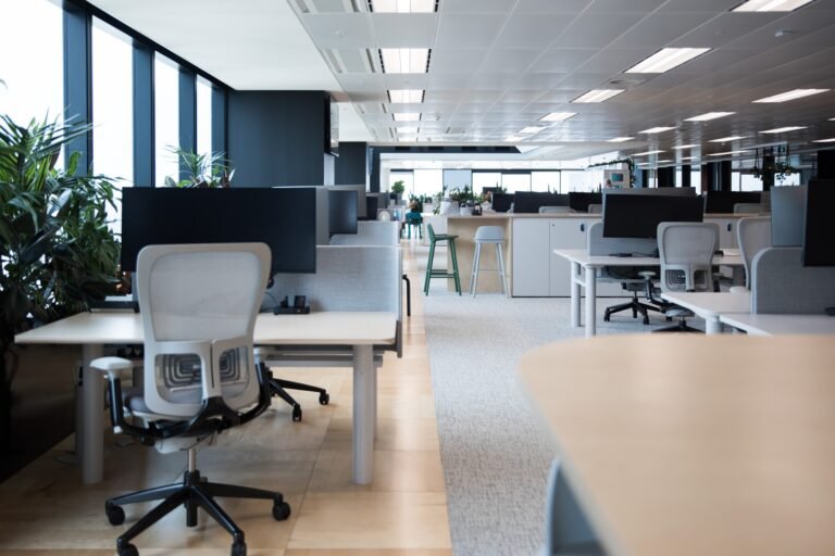 Modern empty office interior